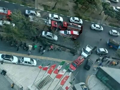 آتش سوزی بزرگ برج معروف مشهد / آتش ۴ ساعت زبانه کشید